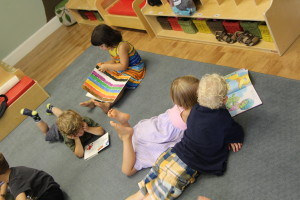 Reading books