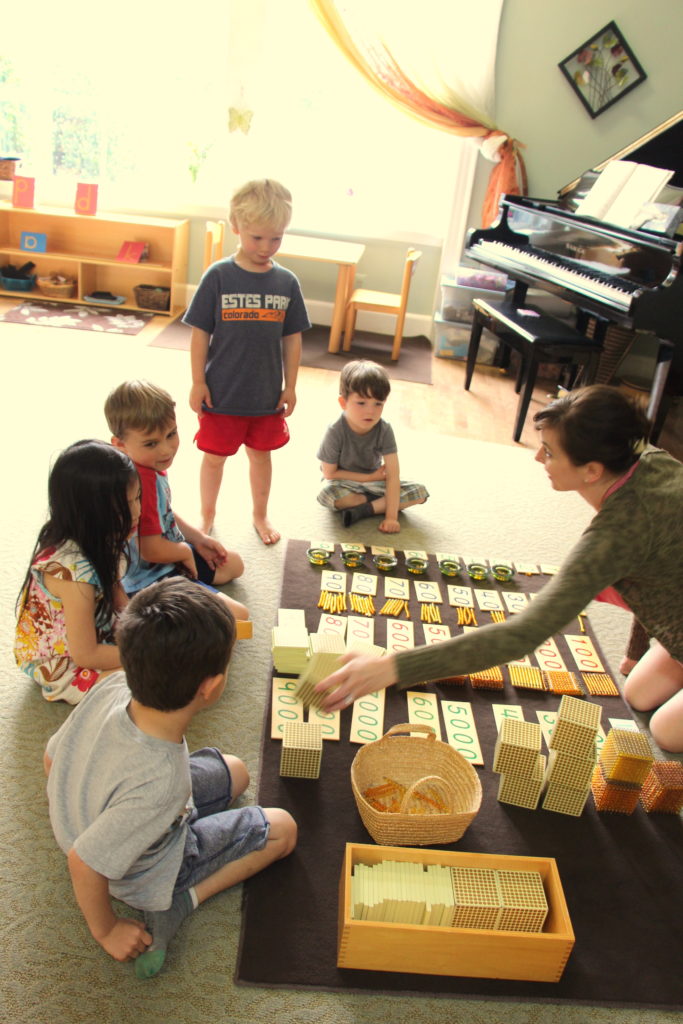 Lesson on thousands, hundreds, tens and units